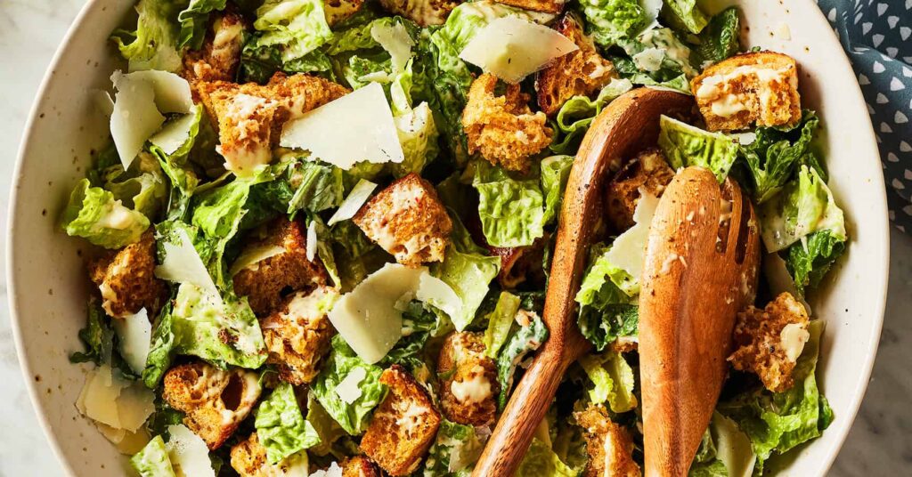 What Does a Chicken Caesar Salad Contain?