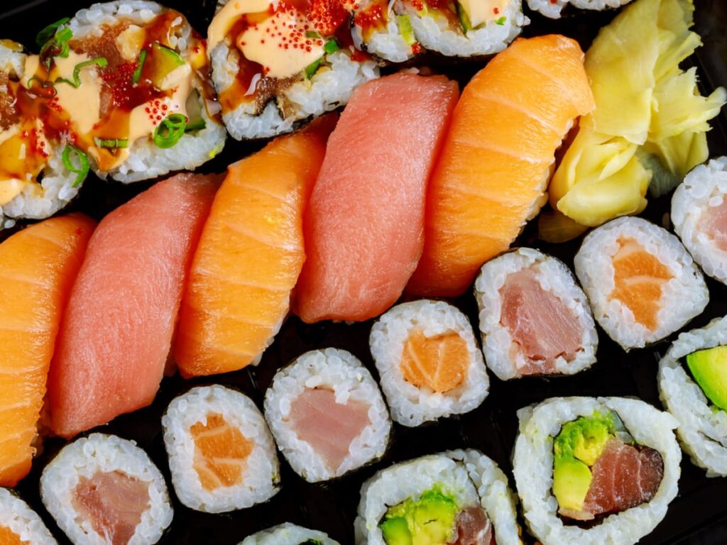 Main types of sushi