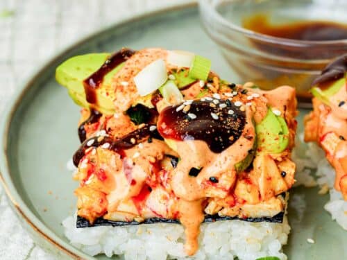 Salmon Sushi no cream