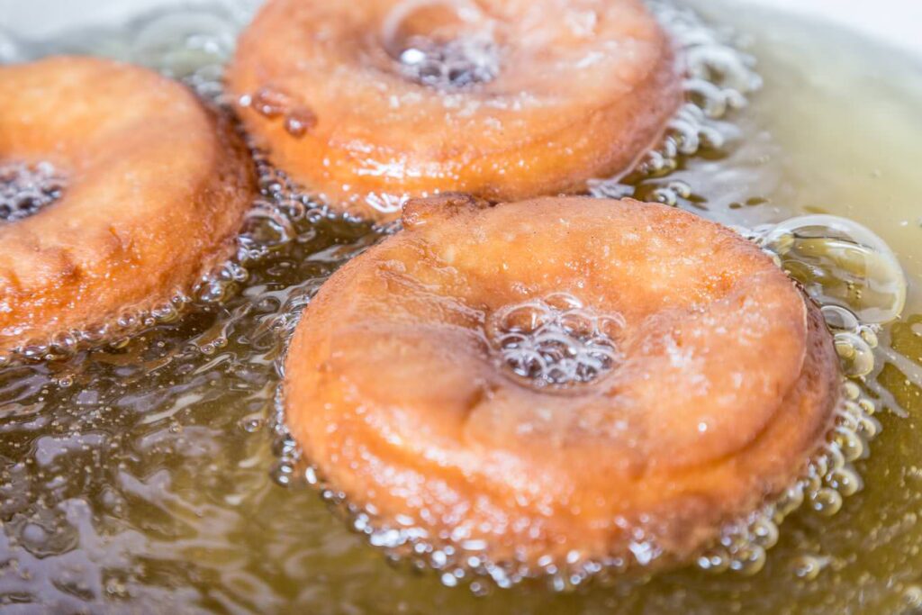 Are cake donuts fried or baked