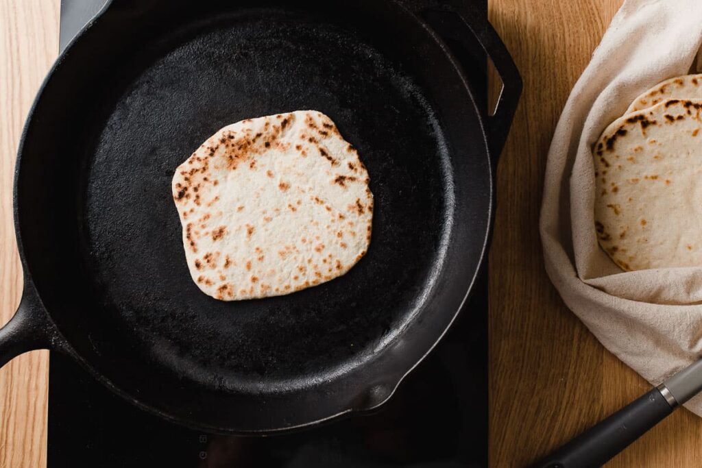 Same day sourdough tortillas