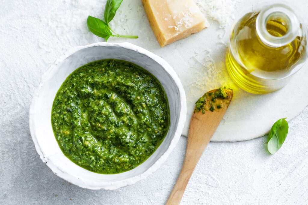 What is Creamy Pesto Made Of