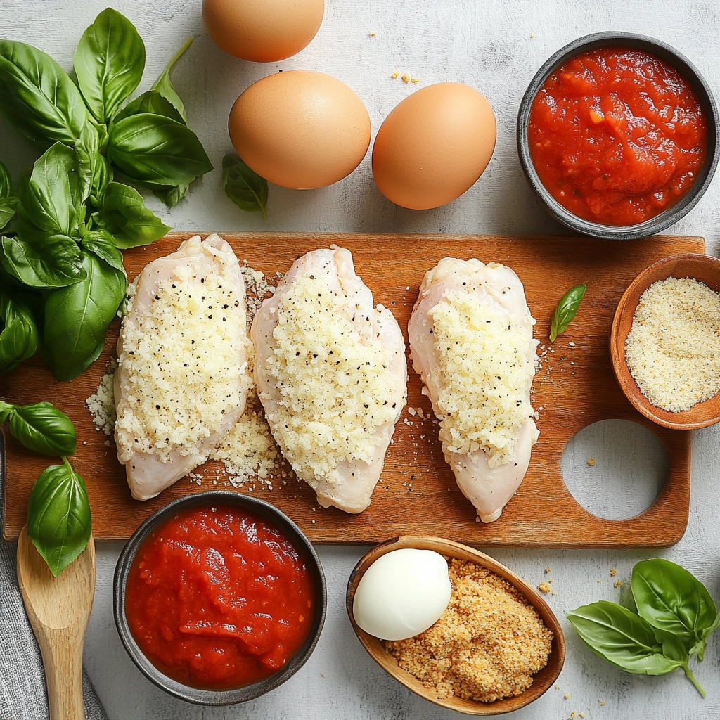 What's the difference between parmesan chicken and chicken parmesan?