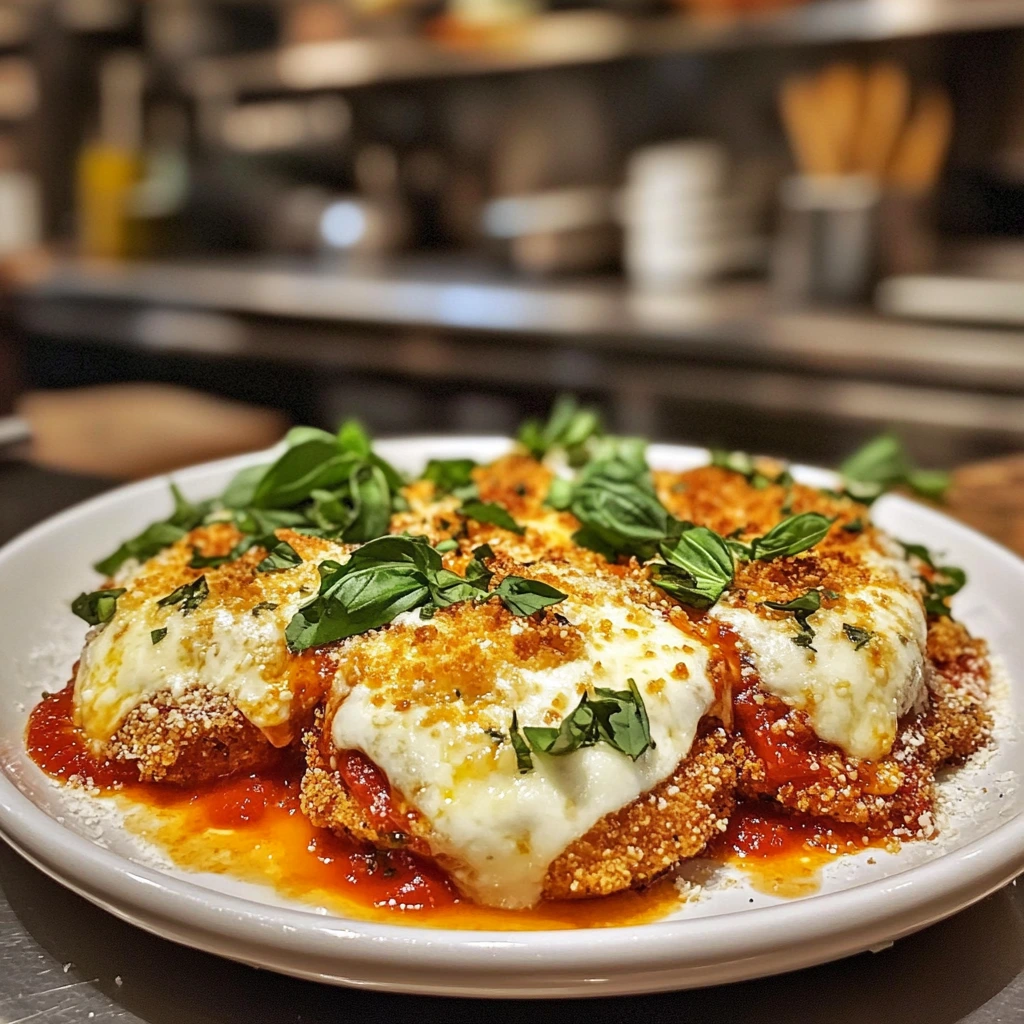 How do you get breadcrumbs to stick to chicken parmesan?