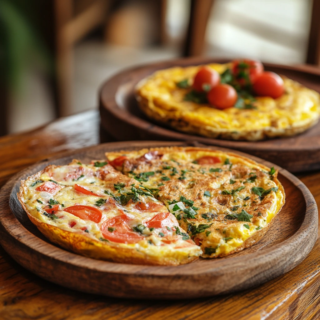 Difference between a frittata and an omelette