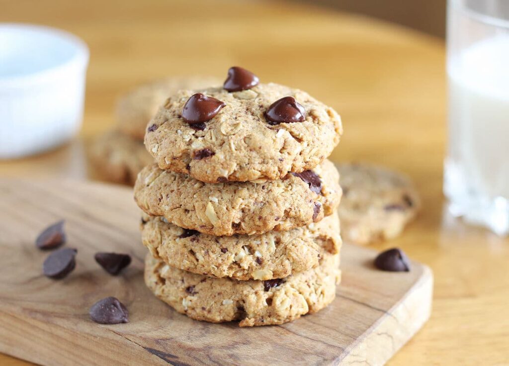 Healthy Oatmeal Chocolate Chip Cookies