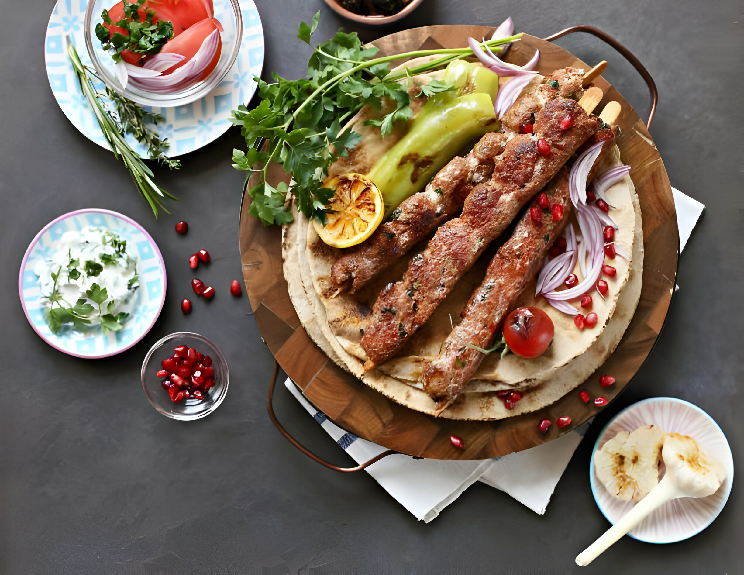 What is a traditional Turkish kebab?