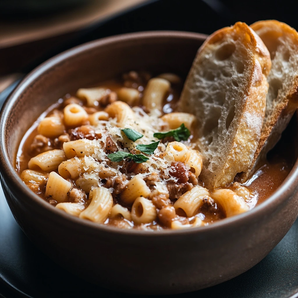 What does "e fagioli" mean?