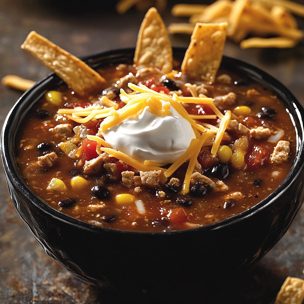 What makes taco soup thicker