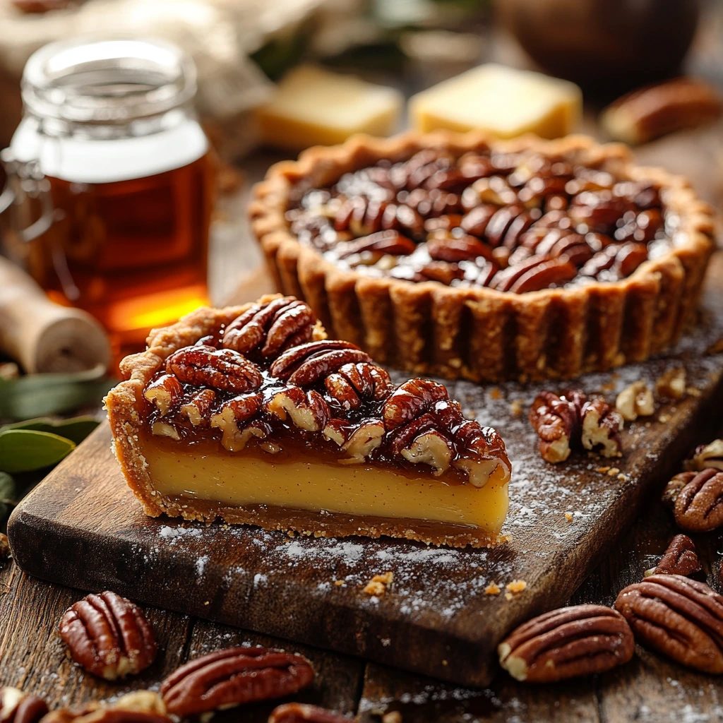 Difference between butter tart and pecan pie