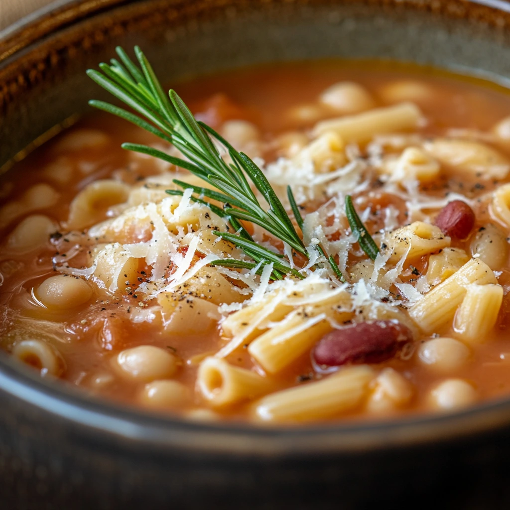 How do Italians say pasta fagioli?