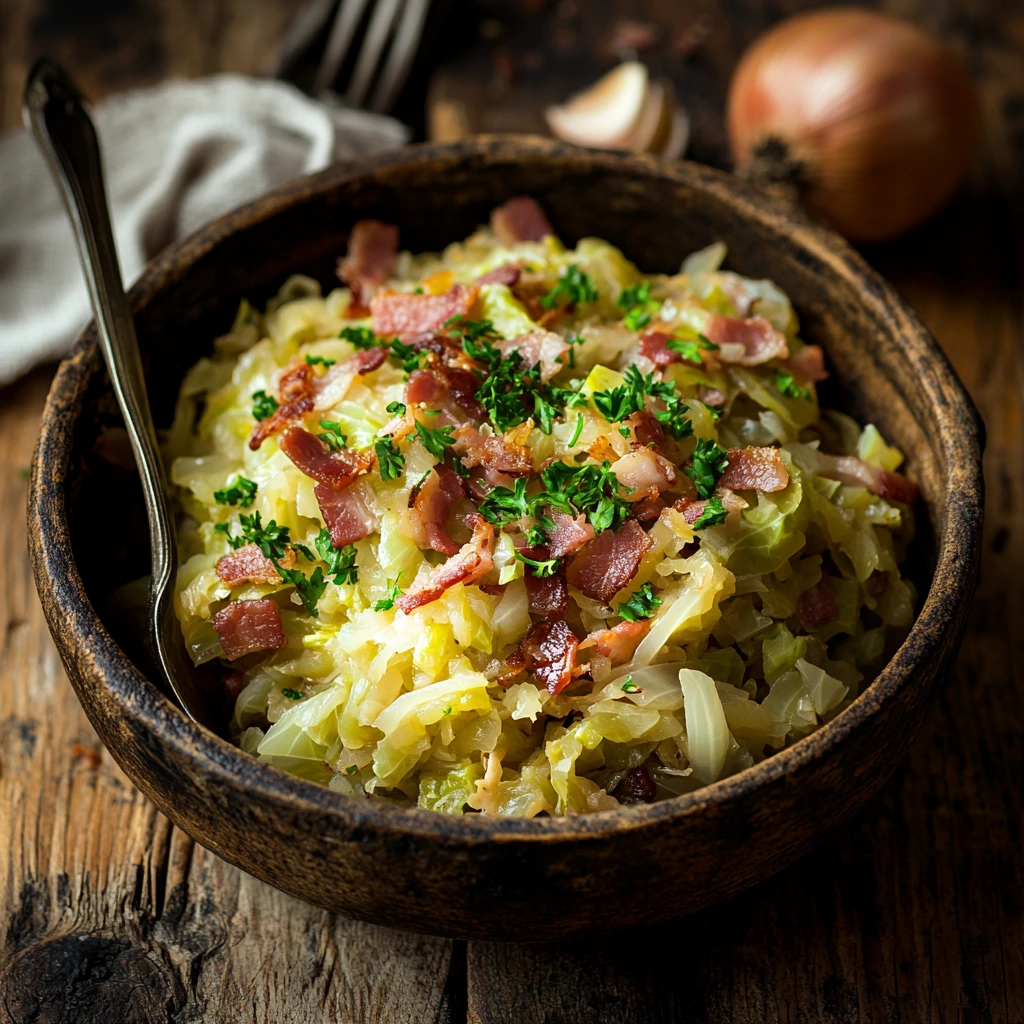 What meat is best for cabbage?