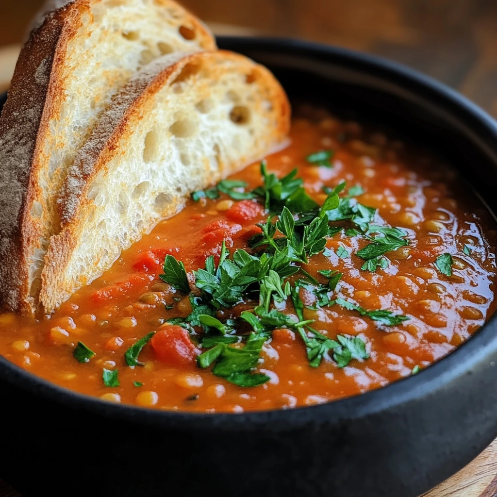 tomato lentil soup